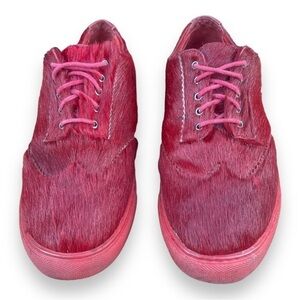 🔥 Mosson Bricke Red Horsehair Skate Shoes 🐎 Wingtip Style | Size 10 | Urban Fit